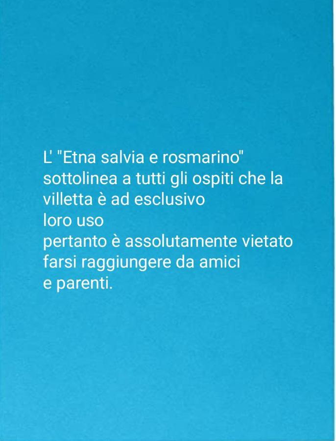 Maletto Etna, Salvia E Rosmarino 빌라 외부 사진